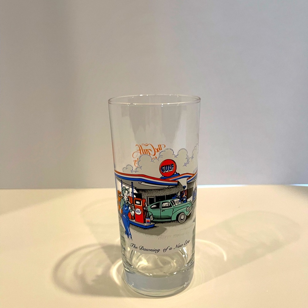 Vintage The Gulf Collector Series Limited Edition Glass